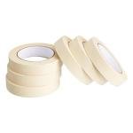 Beige Masking Tape, 0.94 Inch x 180 Feet, 6 Rolls