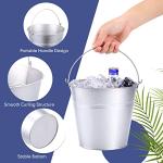 24 Pcs Metal Ice Buckets for Parties