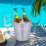 24 Pcs Metal Ice Buckets for Parties