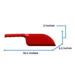 Vikan Remco 16 oz Red Plastic Hand Scoop