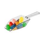 12 Pack Clear Acrylic Scoops - 6.5" Size