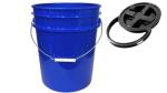 House Naturals 5 Gallon Food Grade Blue Buckets (3 Pack)