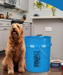 House Naturals 5 Gallon Food Grade Blue Buckets (3 Pack)