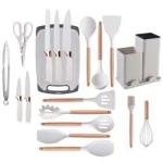 19-Piece Kitchen Utensils and Knife Set
