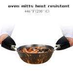 Silicone Oven Mitts - 4 Pack Heat Resistant