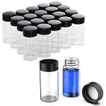 100 Pack 20ml Glass Sample Vials with Caps