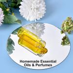 100 Glass Sample Vials with Black Screw Caps