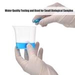 100 Glass Sample Vials with Black Screw Caps