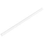 2pcs Clear Rigid Plastic Tubing 4mm ID x 6mm OD