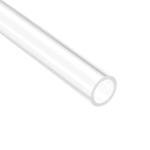 2pcs Clear Rigid Plastic Tubing 4mm ID x 6mm OD