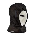 Insulated Sherpa Fleece Hard Hat Liner, Black