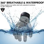 Coldproof Impact Leather Gloves for Winter Work