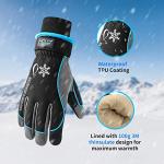 Waterproof Insulated Touchscreen Winter Work Gloves