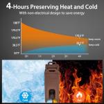 4 Pack Insulated 5 Gallon Beverage Dispenser