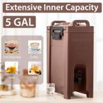 4 Pack Insulated 5 Gallon Beverage Dispenser