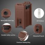 4 Pack Insulated 5 Gallon Beverage Dispenser
