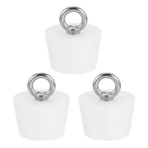 Silicone Rubber Tapered Plugs – 3 Pack
