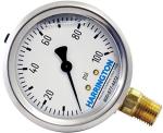 Harrington 2-1/2" Liquid Filled Pressure Gauge 0-100 psi