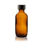 Life LB165-2 Boston Round Bottles, 2 oz, 12-Pack