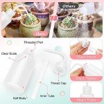 Valchoose 2PCS 150ML Lash Water Squeezer Bottles