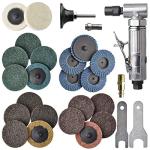 TOOLPEAK 1/4" Angle Air Die Grinder Kit