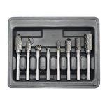 8-Piece Carbide Burr Set for Metal & Wood Tools
