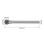 Tungsten Carbide Rotary Burrs - 3pcs Set