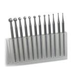 12-Pc Round Ball Burr Set for Jewelry Making