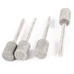 Diamond Coated Cylinder Head Mounted Grinding Bits Set