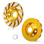 4-Inch Turbo Diamond Grinding Cup Wheel - Heavy Duty