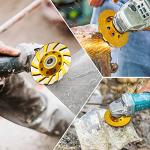 4-Inch Turbo Diamond Grinding Cup Wheel - Heavy Duty