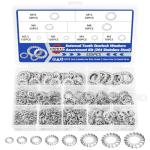 555-Piece Stainless Steel Star Lock Washer Kit