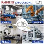 555-Piece Stainless Steel Star Lock Washer Kit