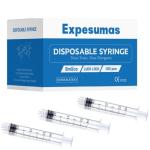 100 Pack 3ml Plastic Syringes with Luer Lock