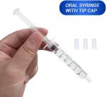 20 Pack 3mL Plastic Syringes with Tip Caps