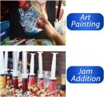 20 Pack 3mL Plastic Syringes with Tip Caps