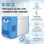 20L Portable Ultra Low Temp Freezer for Labs