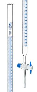 EISCO 100ml Class A Glass Burette with Stopcock