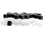 50PCS 3ml Clear Glass Vials with Caps
