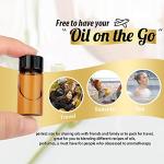 50 Pack 5ml Amber Glass Essential Oil Bottles