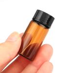 50 Pack 5ml Amber Glass Essential Oil Bottles