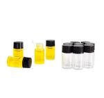 50PCS 3ml Clear Glass Vials with Caps
