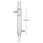 StonyLab 200 mm Borosilicate Glass Liebig Condenser