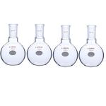 250mL Single Neck Flat Bottom Boiling Flask - Pack of 4