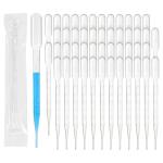 Sterile 3ml Disposable Pasteur Pipettes - 100 Pack