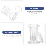VILLCASE Microscope Slides with Staining Jar Set