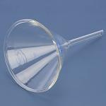 2-Pack Short Stem Borosilicate Glass Funnels