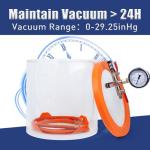 3 Gallon Acrylic Vacuum Degassing Chamber Kit