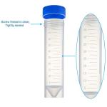 25pcs 50ml Plastic Centrifuge Tubes with Caps
