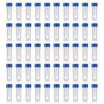 50 Pack of 5ml Plastic Graduated Vials with Caps